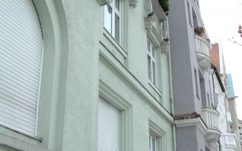 Denkmalgeschütztes Wohngebäude München, Fassadenanstrich